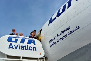 GTA Aviation Lufthansa Plane Dedication Photo by Stephen Uhraney